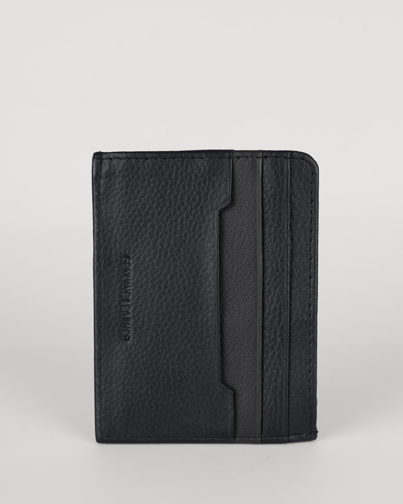 Card Holder With Zipped Pocket &amp; Embossed Branding