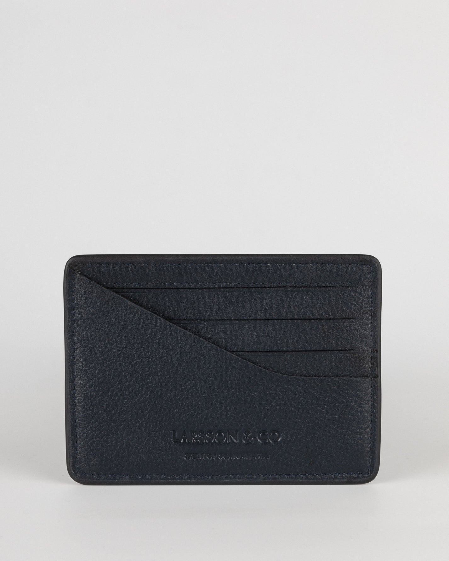 Leather Card Holder With Painted Edge