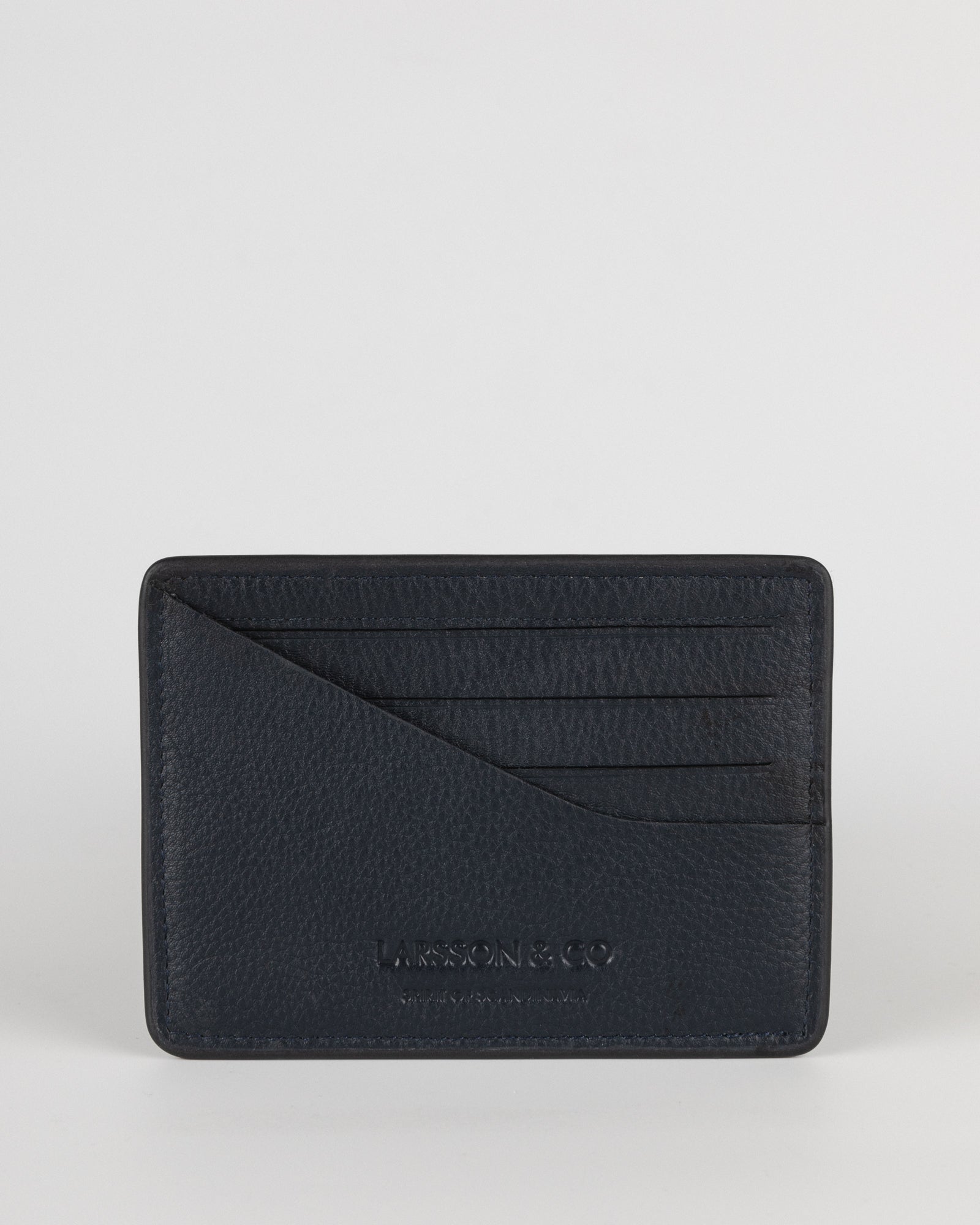 Leather Card Holder With Painted Edge