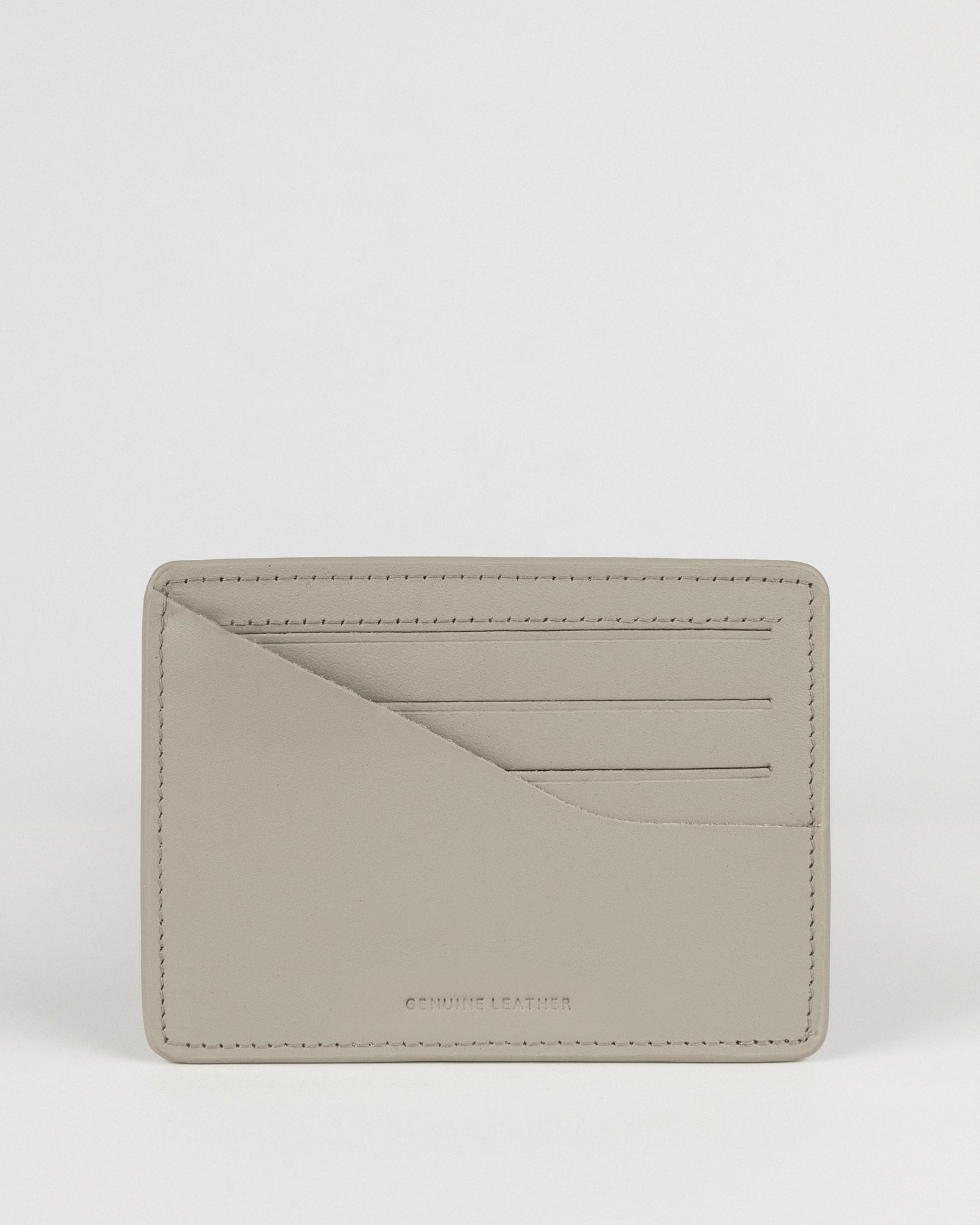 Leather Card Holder With Painted Edge