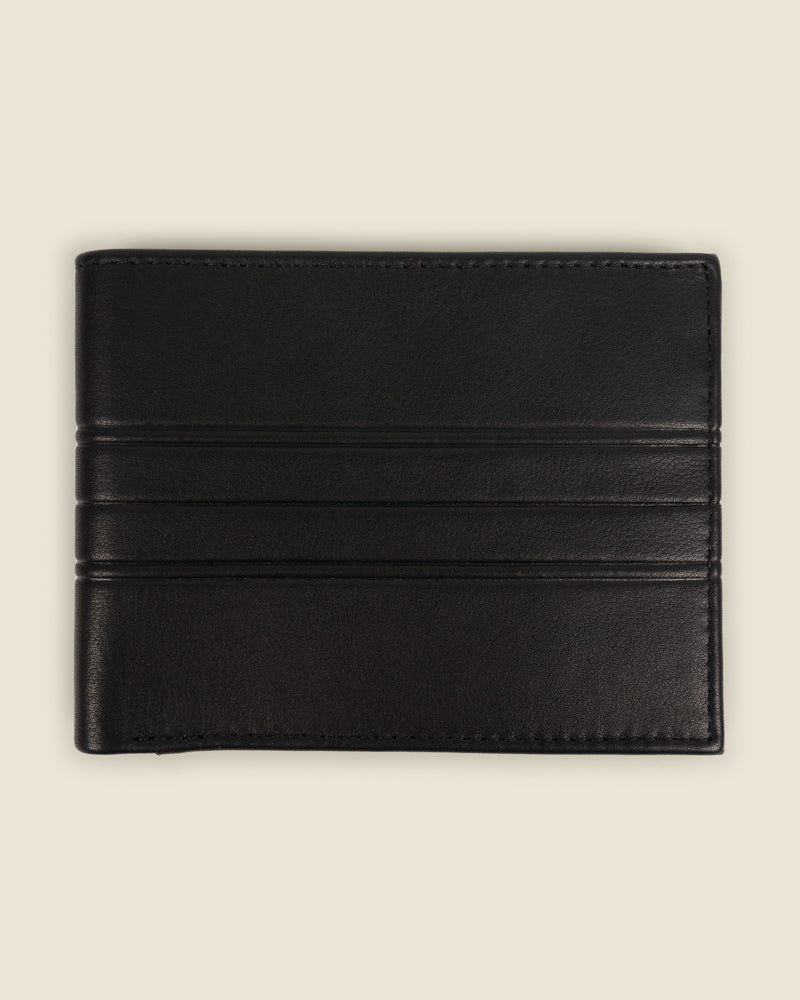 Larsson &amp; Co Kemi Leather Wallet With Embossed Stripe