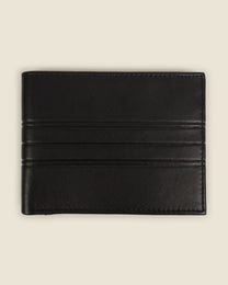 Kemi - Leather Wallet With Embossed Stripe
