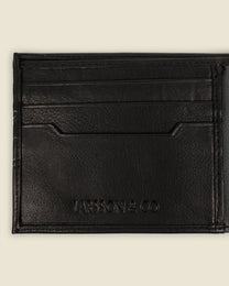 Kemi - Leather Wallet With Embossed Stripe