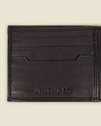 Larsson &amp; Co Kemi Leather Wallet With Embossed Stripe