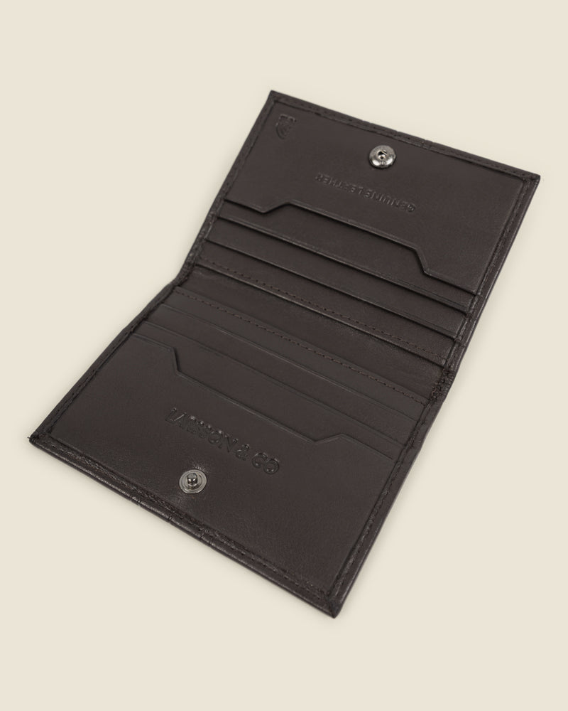 Nurmes - Embossed Leather Card Holder