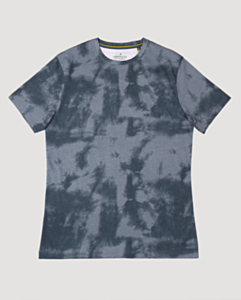 Navy Tie Dye Printed T-Shirt